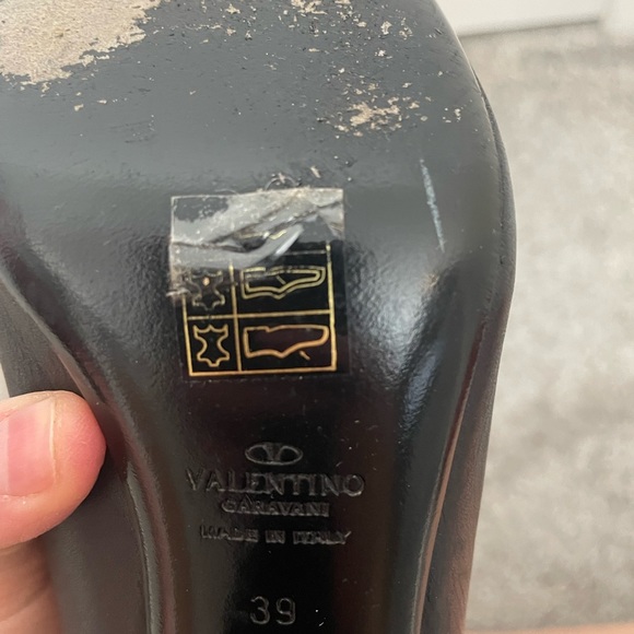 VALENTINO GARAVANI Women’s Sparkly Heeled Boots - Picture 6 of 6